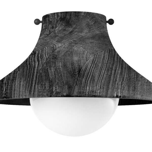 Surfside Wood Flush Mount (Ebony) Macro 2